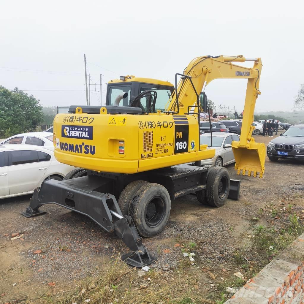 Komatsu PW160W-7  휠 굴삭기