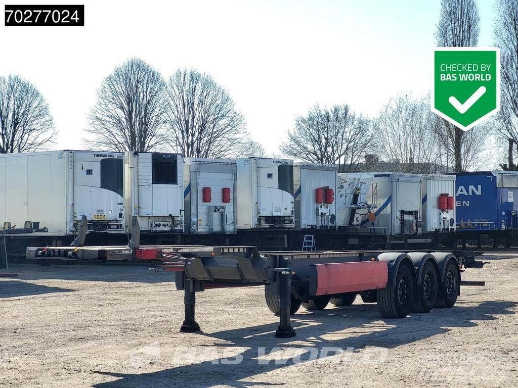 Van Hool 3 axles 컨테이너 세미 트레일러