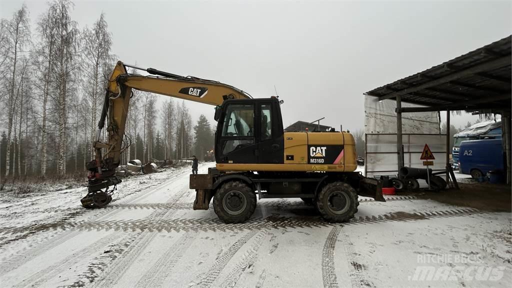 CAT 316 D  휠 굴삭기