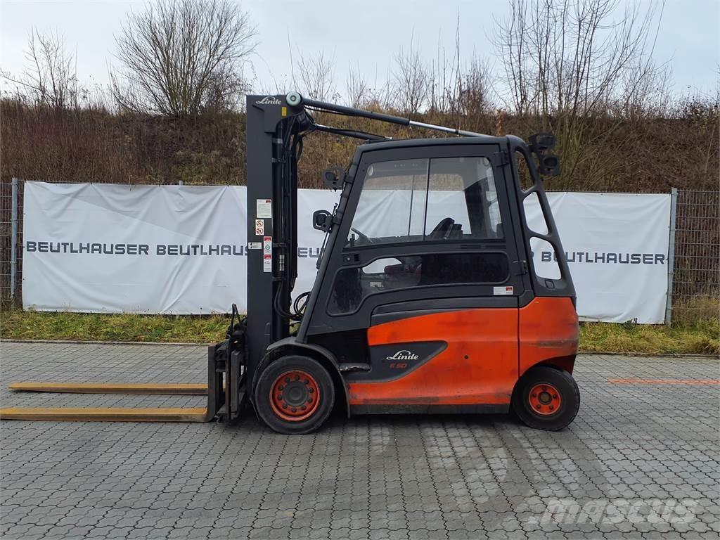Linde E50HL 전동 지게차