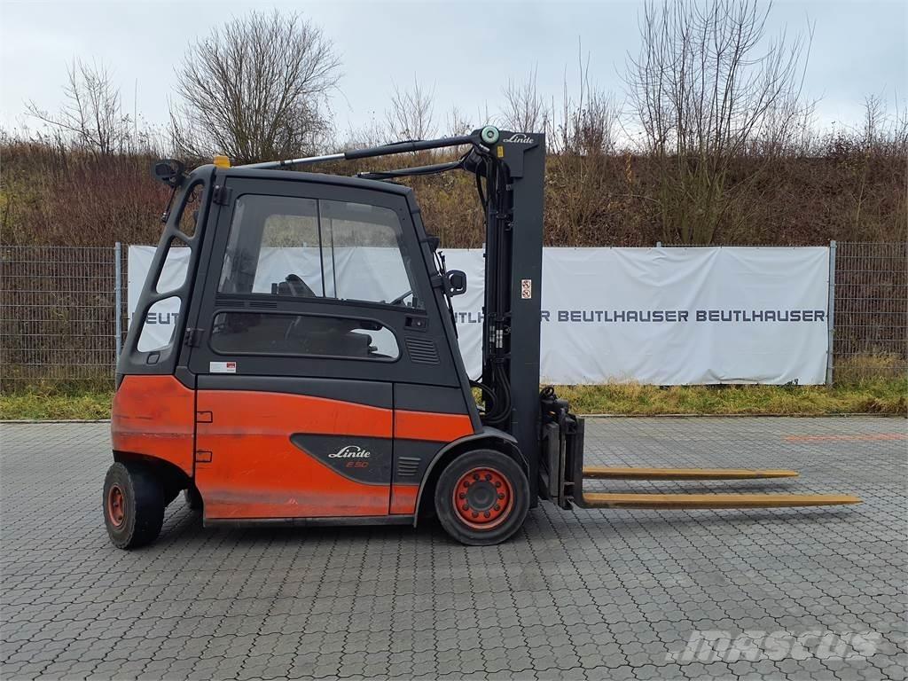 Linde E50HL 전동 지게차