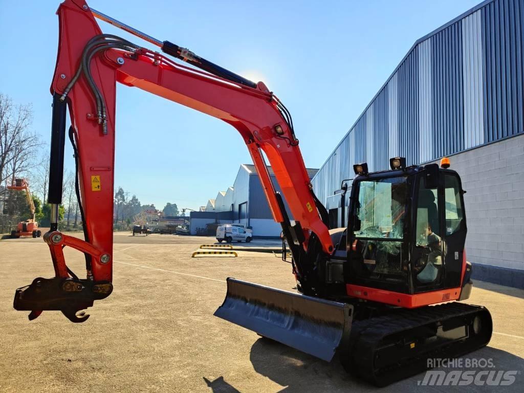 Kubota KX080-4a2 중형굴삭기 7톤-28톤