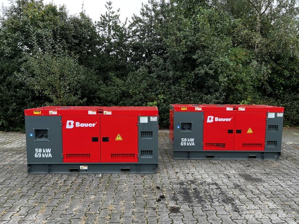 Bauer 69 KVA 디젤 발전기