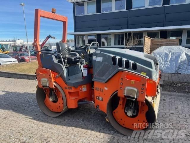Hamm HD 13 VV, Vält 트윈 드럼 롤러