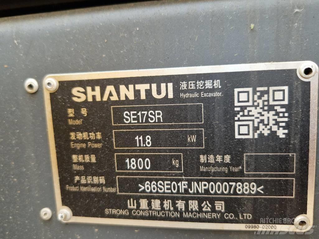 Shantui SE17SR 소형 굴삭기 7톤 미만