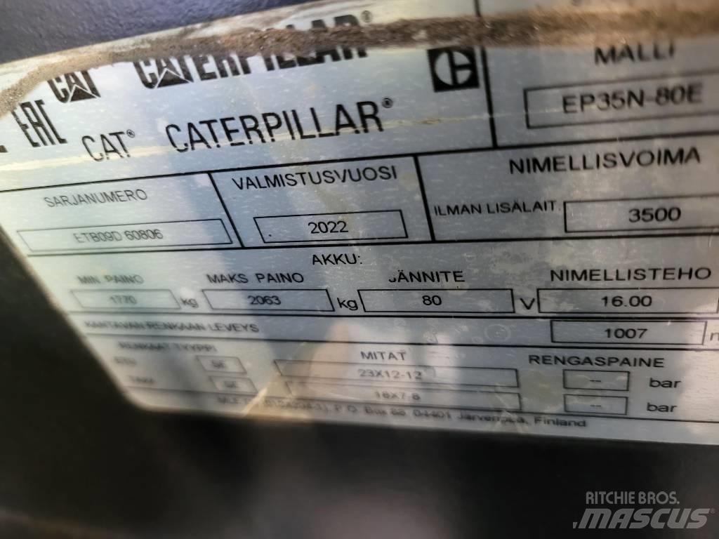 CAT EP35N 전동 지게차