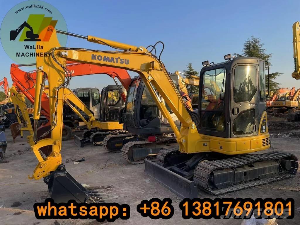 Komatsu PC 55 MR-3 소형 굴삭기 7톤 미만
