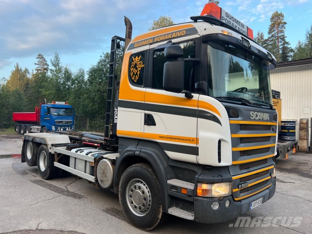 Scania R 500 훅 리프트 트럭