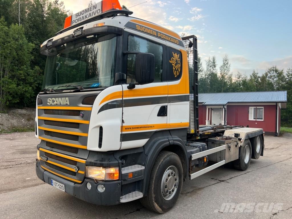 Scania R 500 훅 리프트 트럭