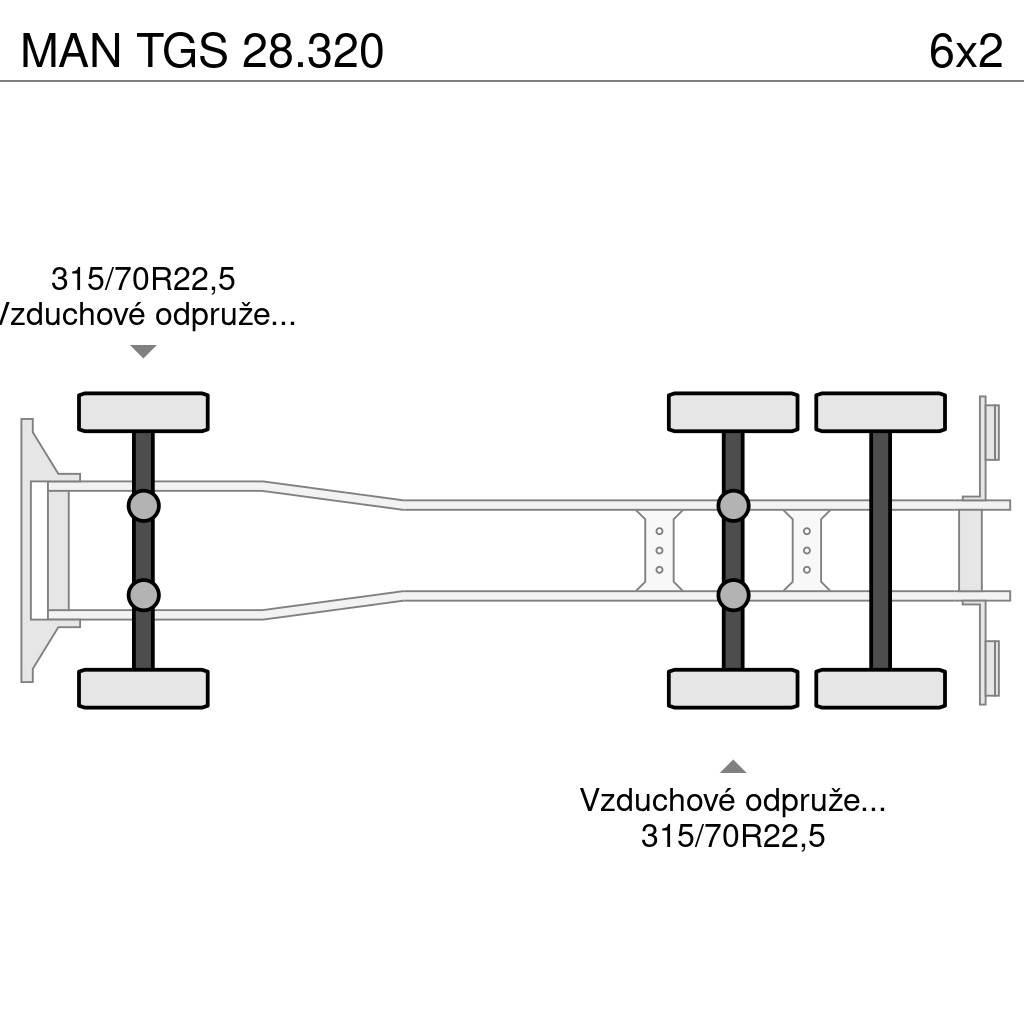 MAN TGS 28.320 폐기물 수거 트럭