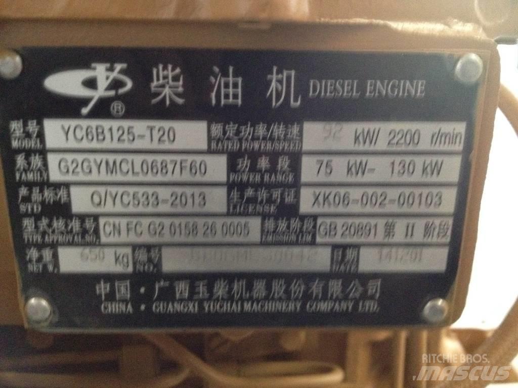 Yuchai YC6B125-T20 엔진