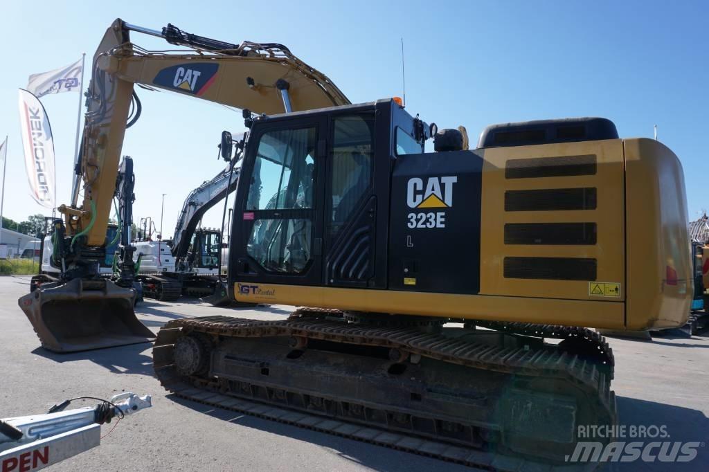 CAT 323EL *Uthyres* 대형 굴삭기 29톤 이상