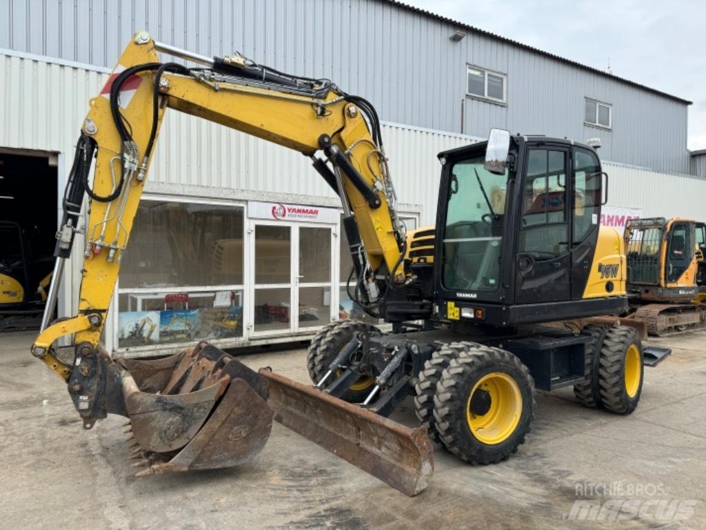 Yanmar B95W (40744)  휠 굴삭기