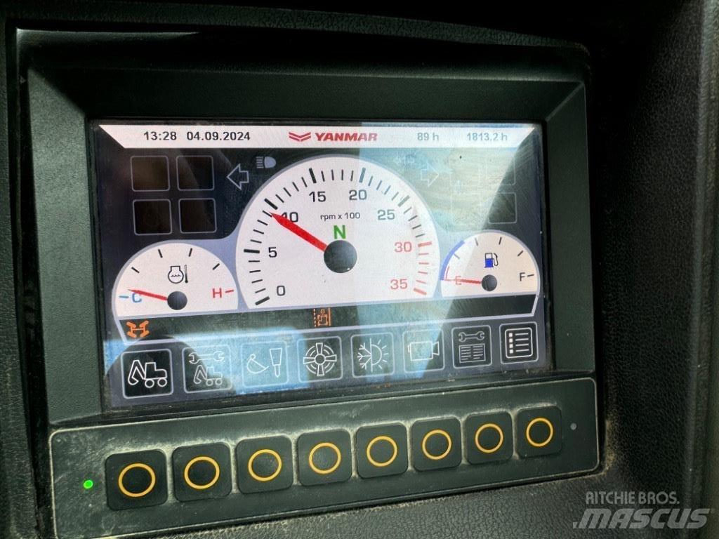 Yanmar B95W (40744)  휠 굴삭기