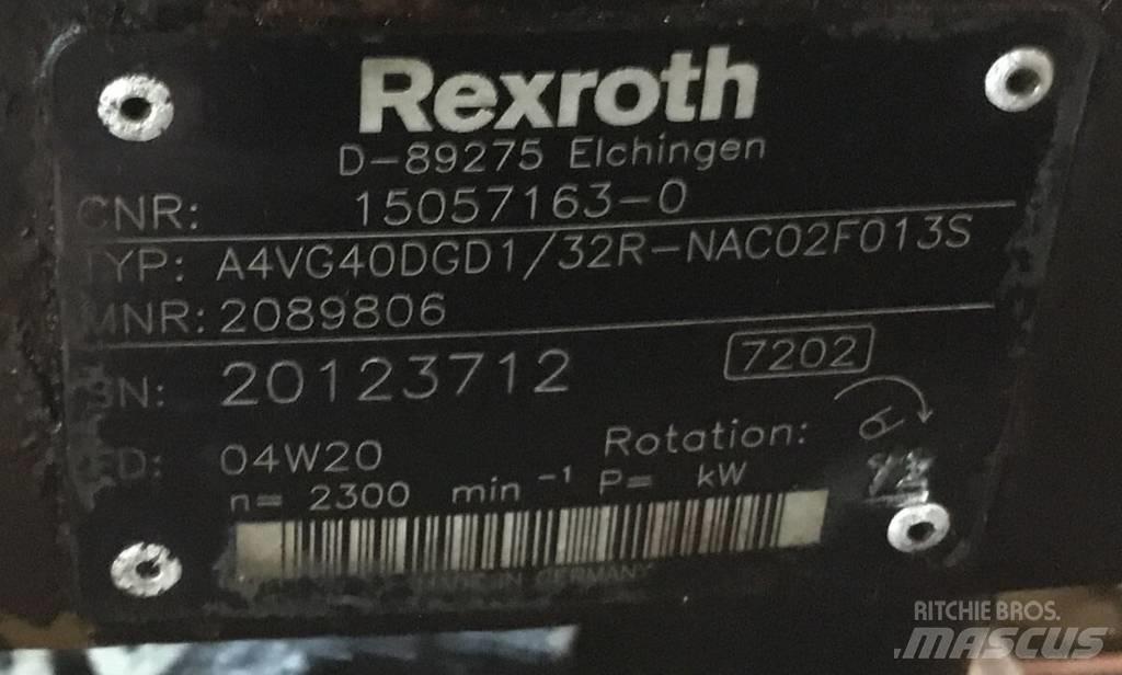 Rexroth A4VG40R 유압식 기계