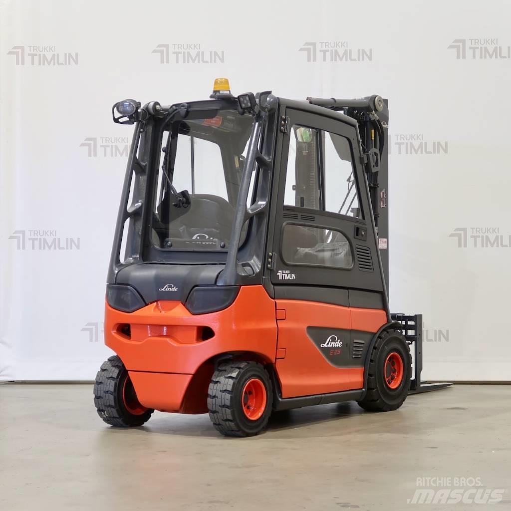 Linde E25-01 전동 지게차