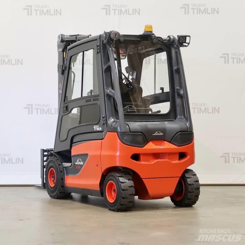 Linde E25-01 전동 지게차