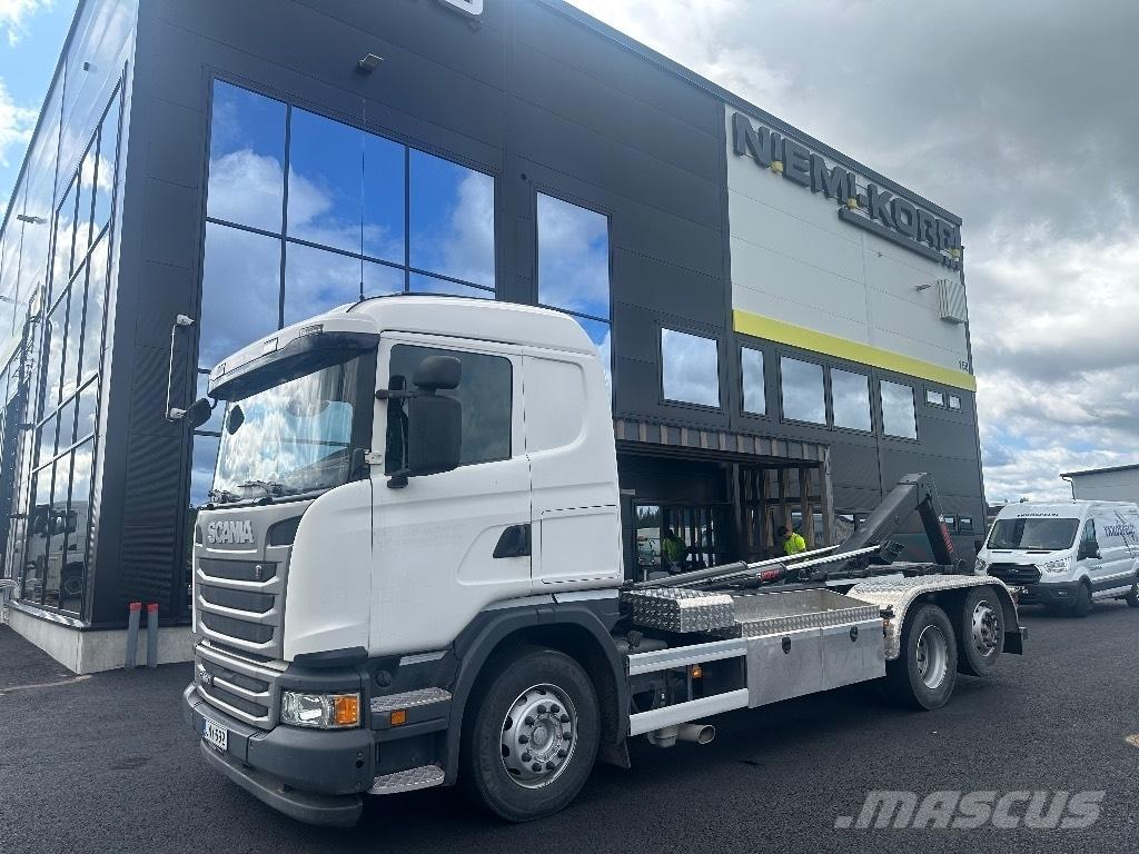 Scania G450 6x2*4 훅 리프트 트럭