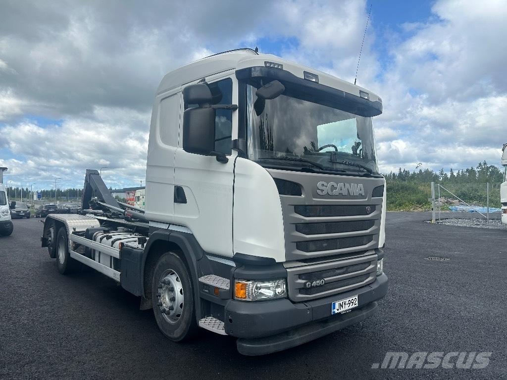 Scania G450 6x2*4 훅 리프트 트럭