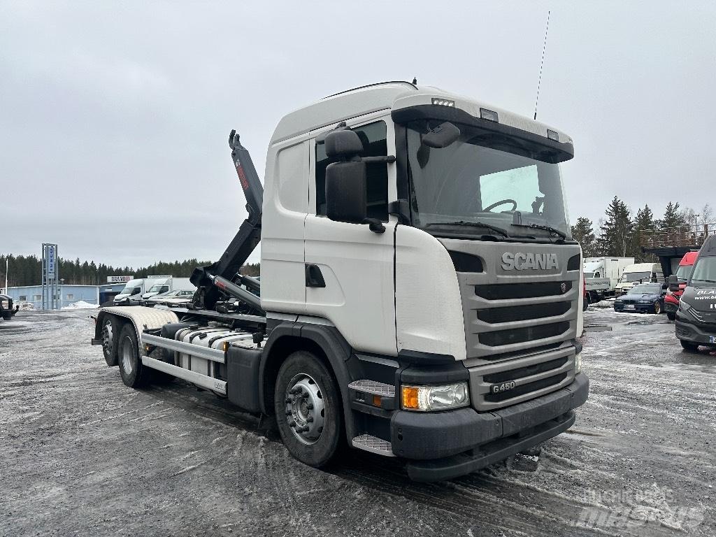 Scania G450 6x2*4 훅 리프트 트럭