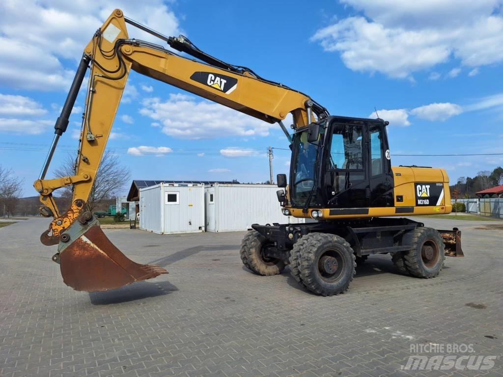 CAT M 316 D  휠 굴삭기