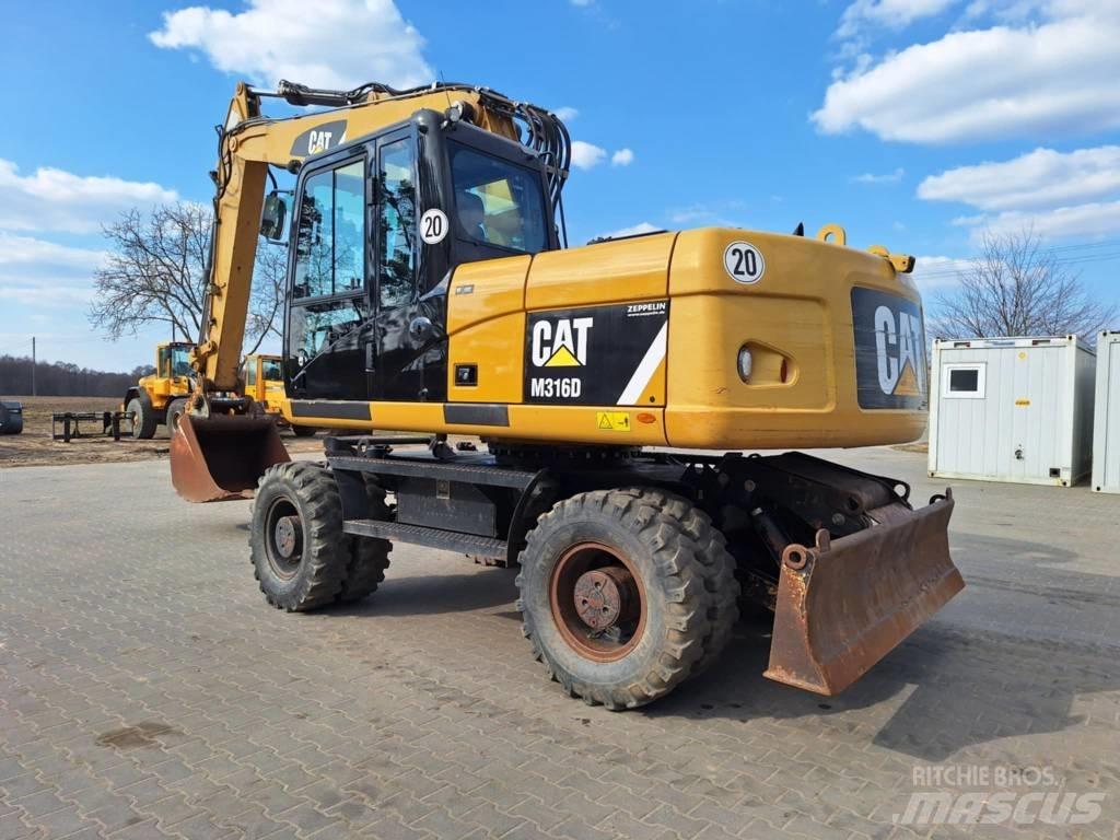 CAT M 316 D  휠 굴삭기