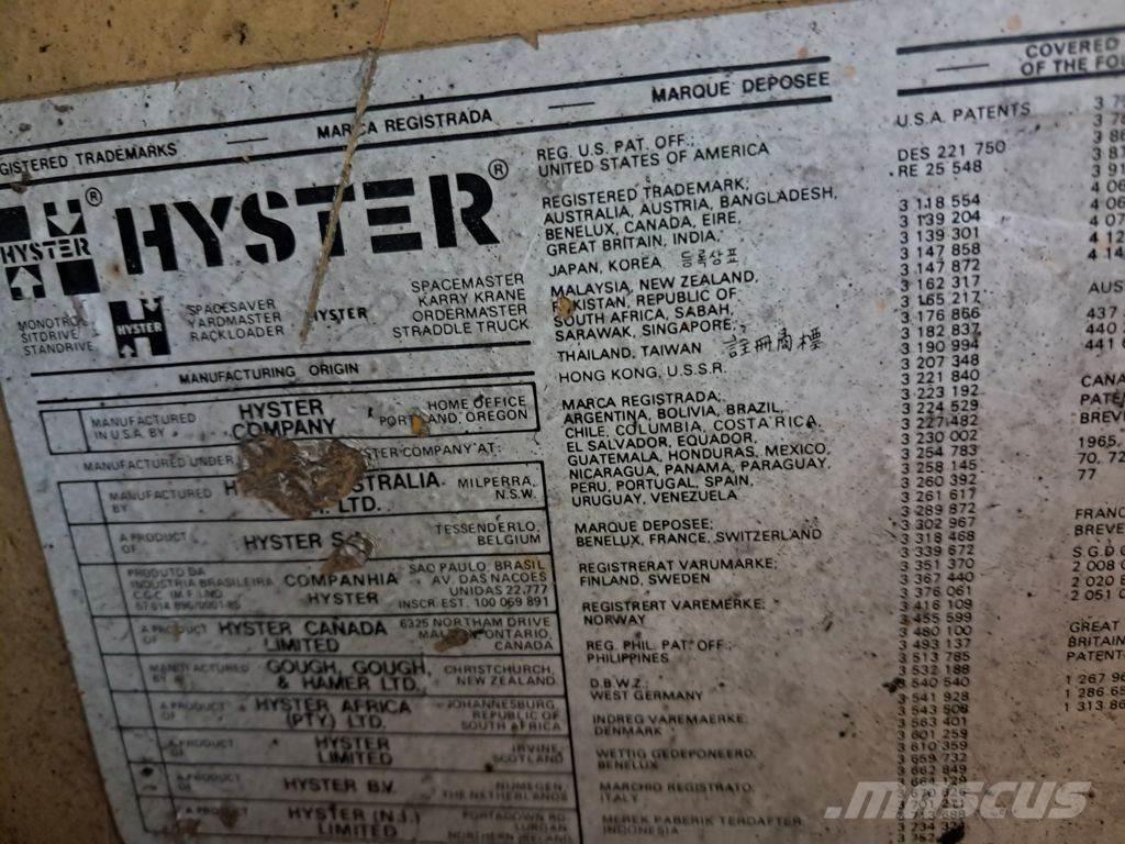 Hyster H2.50J 디젤 지게차