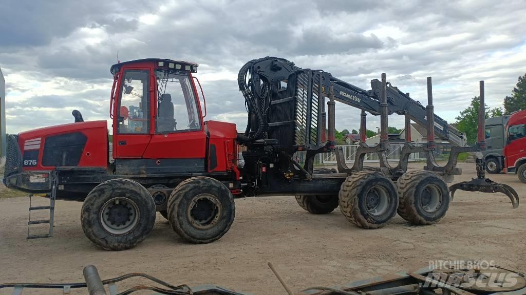 Komatsu 875 원목 포워더