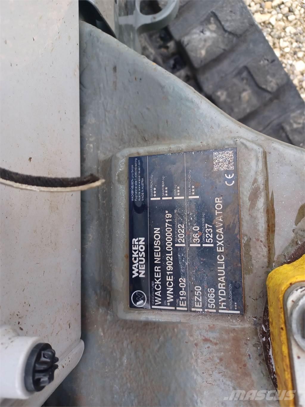Wacker Neuson EZ50 대형 굴삭기 29톤 이상