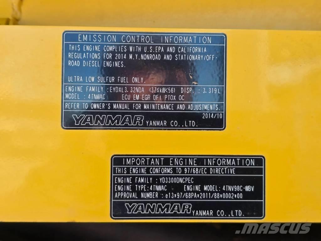 Yanmar Vio 80-1 중형굴삭기 7톤-28톤