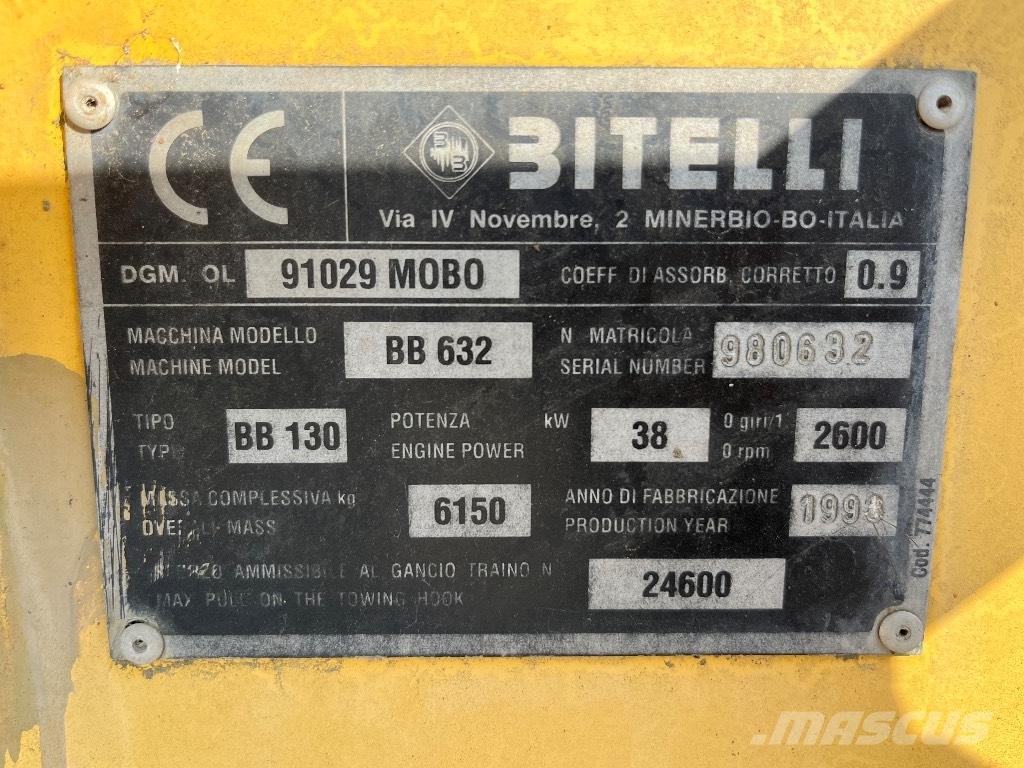 Bitelli BB 632 아스팔트 포장장비