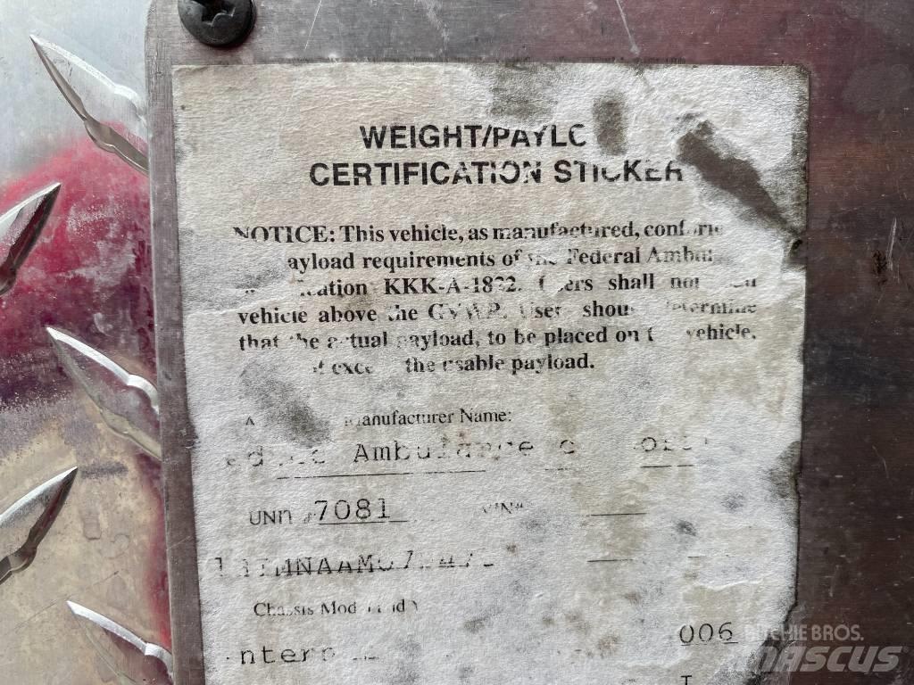 International 4300 구급차