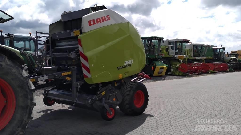 CLAAS Variant 380 원형 곤포기