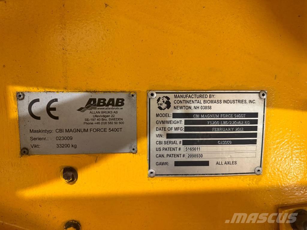 CBI 5400T 가지치기 장비