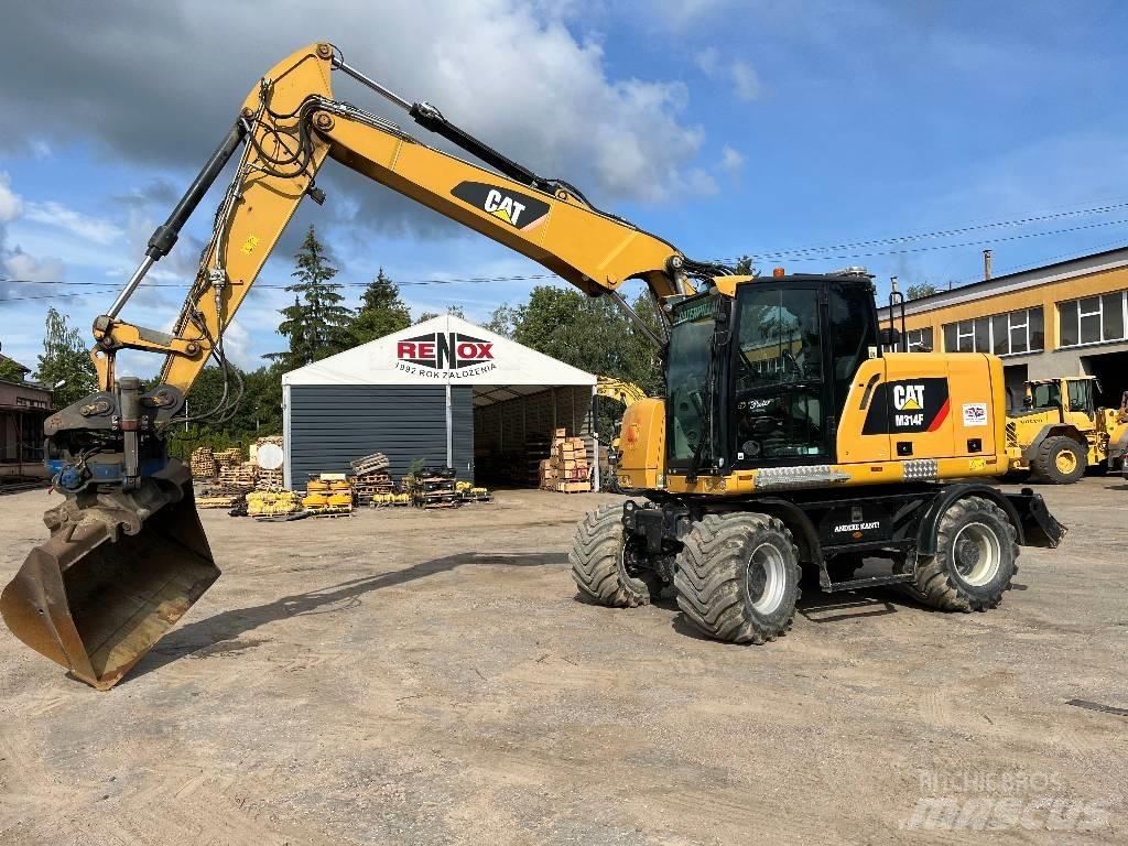 CAT M 314 F  휠 굴삭기