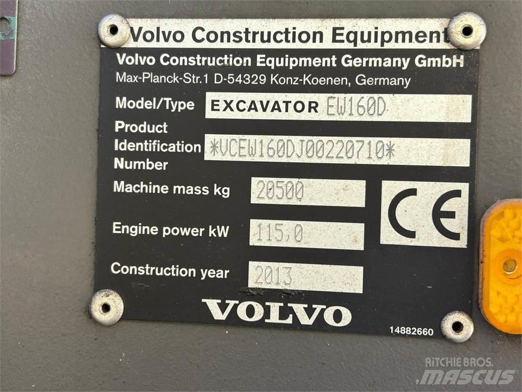 Volvo EW 160 D  휠 굴삭기