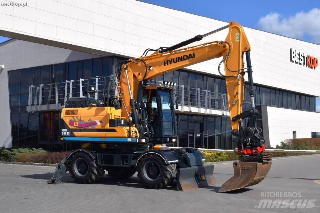 Hyundai HW 160  휠 굴삭기
