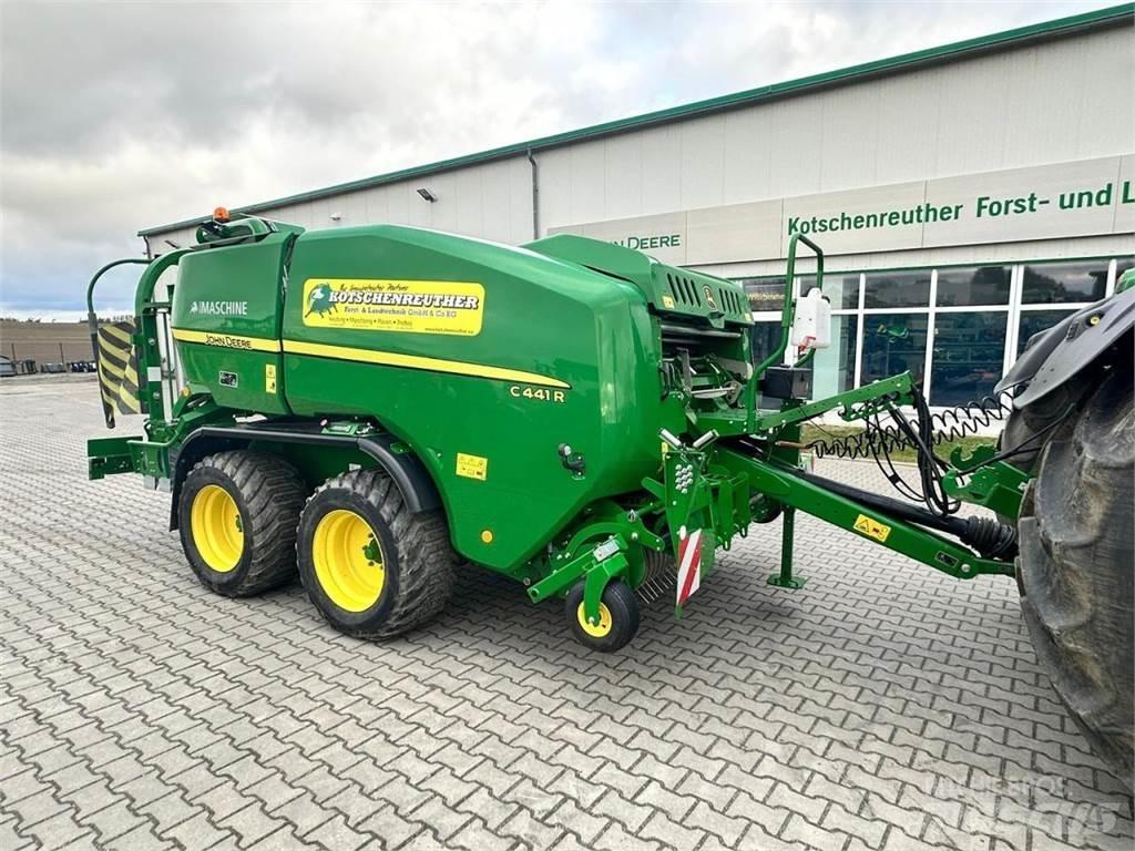 John Deere C441R 원형 곤포기