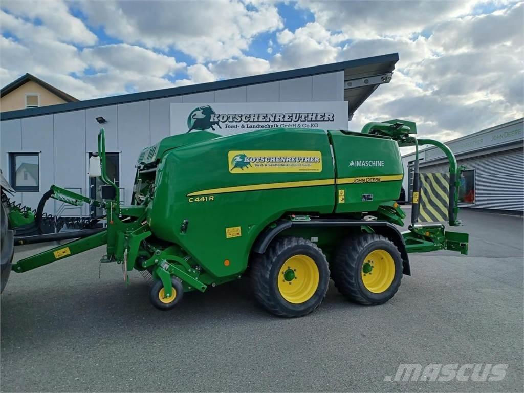 John Deere C441R 원형 곤포기