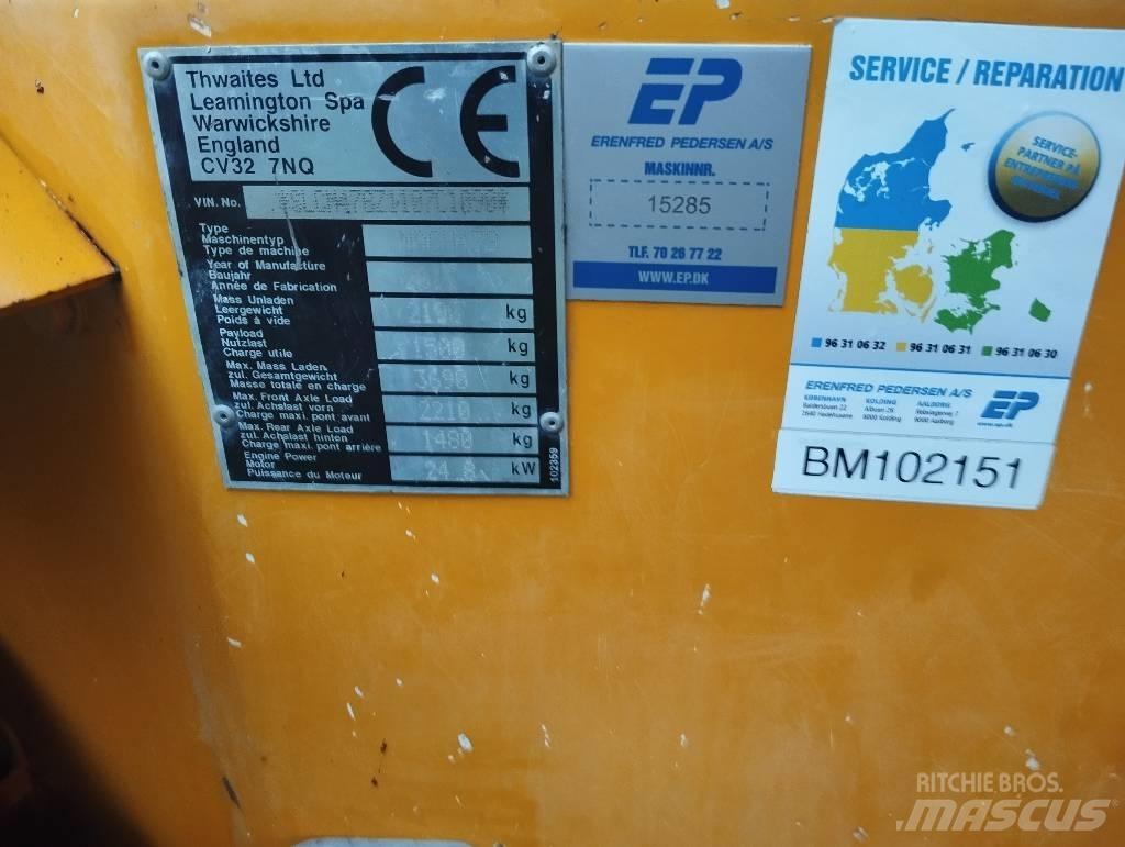 Thwaites 1.5 Tonne 건설현장 덤프트럭