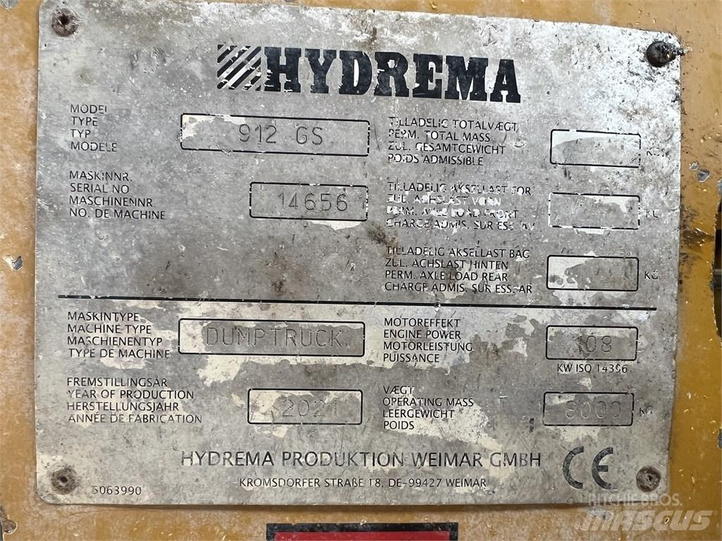 Hydrema 912 GS 건설현장 덤프트럭