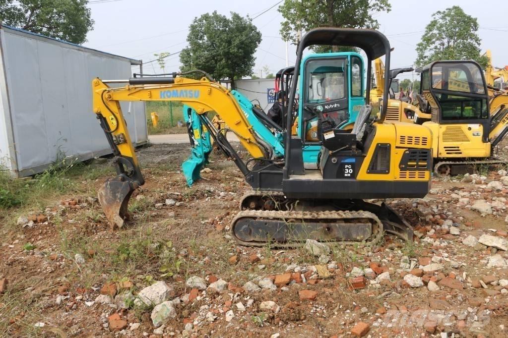 Komatsu pc 30 소형 굴삭기 7톤 미만