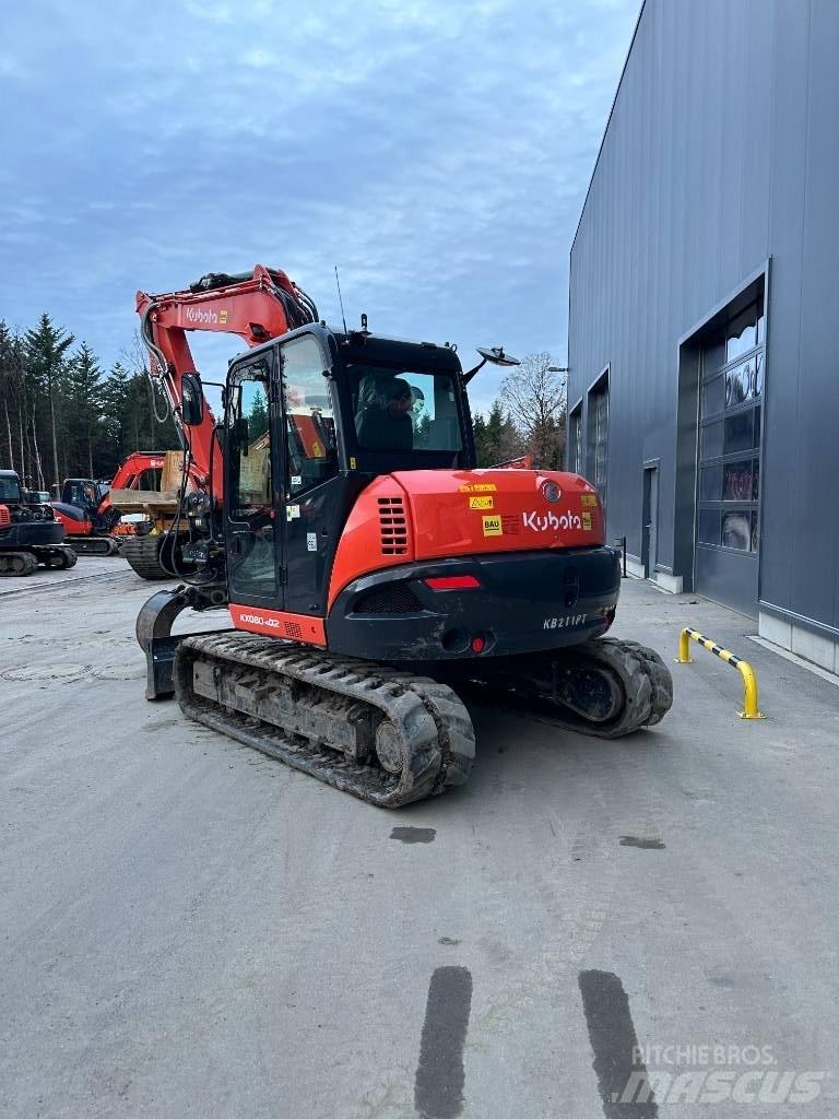 Kubota KX 080-4 소형 굴삭기 7톤 미만