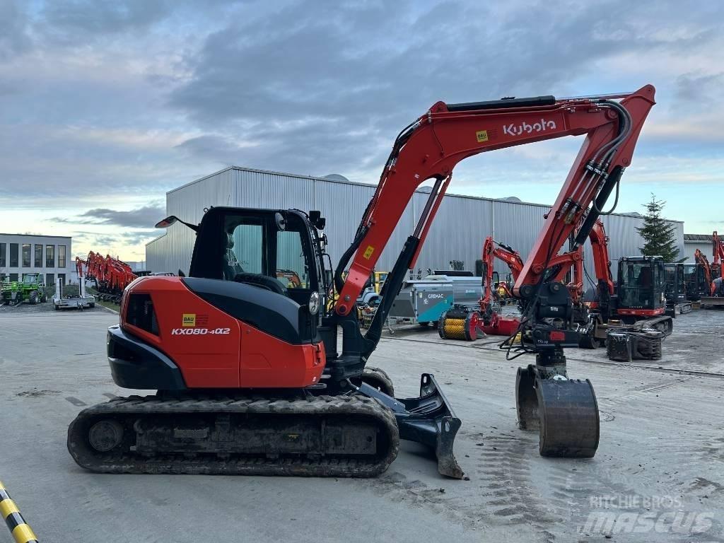 Kubota KX 080-4 소형 굴삭기 7톤 미만