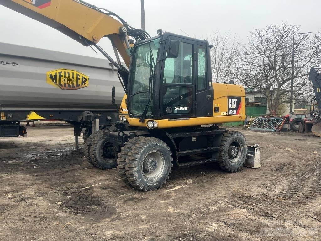 CAT 313 D  휠 굴삭기