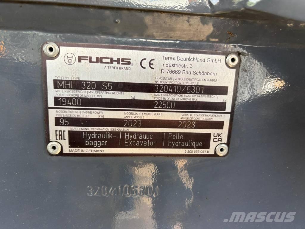 Fuchs MHL320MOD+ 폐기물/산업 처리기
