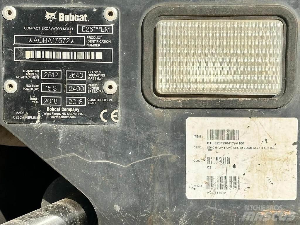 Bobcat E26 소형 굴삭기 7톤 미만
