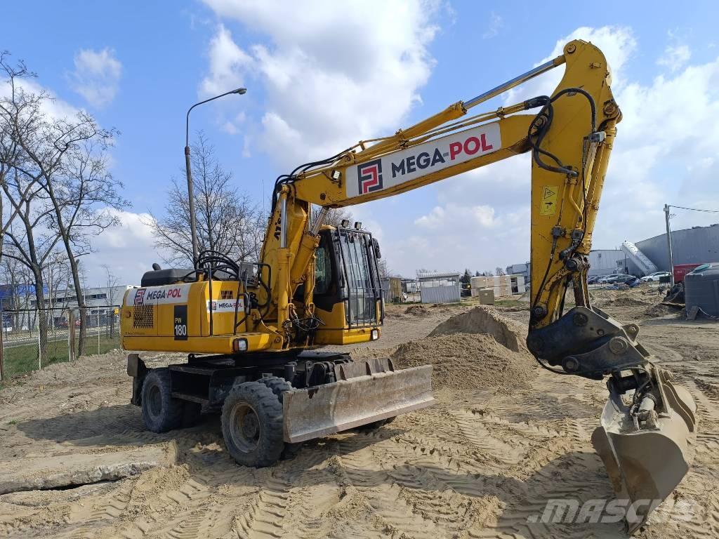 Komatsu PW180-7E0  휠 굴삭기