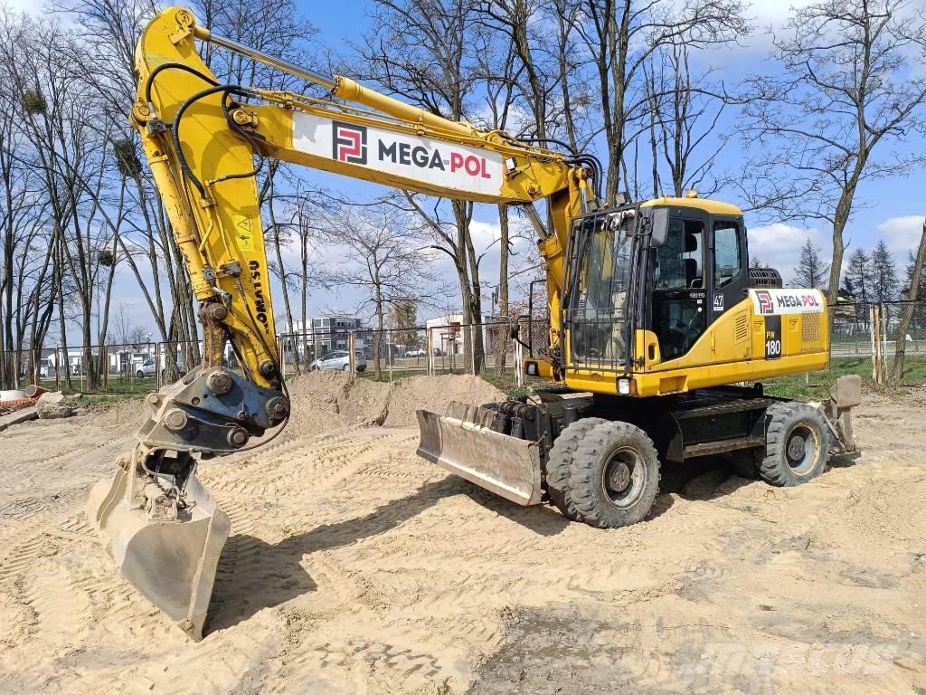 Komatsu PW180-7E0  휠 굴삭기