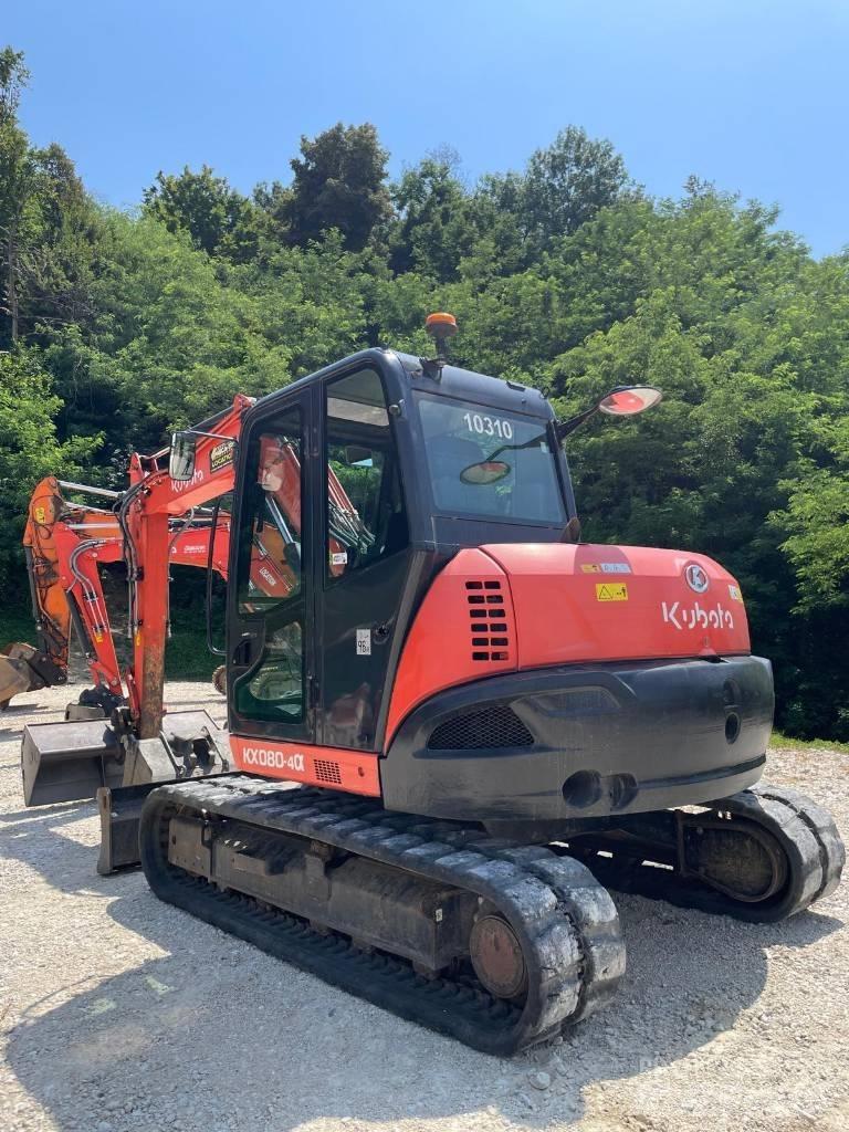 Kubota KX 080-4 중형굴삭기 7톤-28톤